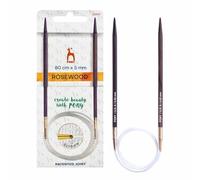 Pony P50911 Palissandre Goupilles à Tricoter Wood Multicolore 7,5 x 4 x 21 cm