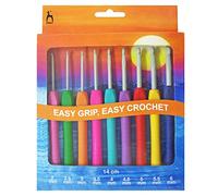 Pony P56810 Easy Grip Crochets Steel Multicolore 12,0 x 4,0 x 25,0 cm