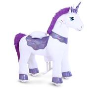PonyCycle Essential Model E Ride on Unicorn Jouet mécanique avec Frein (Violet/Taille 4 pour Enfants de 4 à 7 Ans) Trottinette d'équitation - E413
