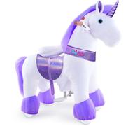 PonyCycle Modèle Classique U Licorne à Monter pour Enfants de 3 à 4 Ans Violet - Ux306
