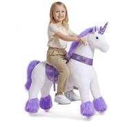 PonyCycle Modèle Classique U Licorne à Monter pour Enfants de 4 à 7 Ans Violet - Ux406