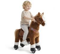 PonyCycle Modèle Classique U Poney Mécanique à Chevaucher pour Enfants de 3 à 4 Ans - Marron Ux324