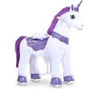 PonyCycle - Modèle E - Jouet Licorne à Bascule avec Frein - Pour Enfant de 4 à 7 ans