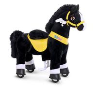 PonyCycle Modèle Essentiel E Cheval à Bascule à Monter (Noir / Taille 3 pour Enfants de 3 à 4 Ans) - E338