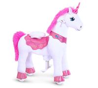 PonyCycle Modèle Essentiel E Licorne Rose à Monter pour Enfants de 4 à 7 Ans - E412