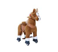 PonyCycle® Cheval à monter enfant brun frein sons, grand