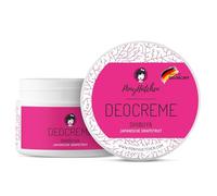 PonyHütchen Deocreme Shibuya Déodorant solide végétalien, sans sels d'aluminium et testé sur les animaux, unisexe, anti-transpirant, cosmétique naturel fait à la main avec des ingrédients biologiques,
