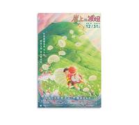 Ponyo on The Cliff Poster 3 œuvres d'art sur toile Décoration murale moderne 20 x 30 cm