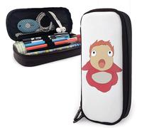 Ponyo On The Cliff Trousse À Crayons En Cuir Pour Bureau