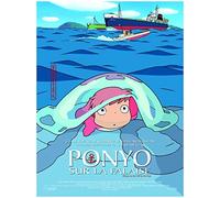 Ponyo sur la falaise Affiche Cinéma Originale Petit Format (53x40 cm Roulée) Hayao Miyazaki
