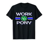 PonyPlay Chemise fétiche BDSM Work Pony, Human PetPlay Kink T-Shirt