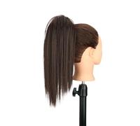 Ponytail Cheveux 16" Claw Clip in Ponytail Hair Extensions for Women,Fluffy Natural Looking Synthetic Long Straight Hairpiece for Daily Use ponytail extension(4)
