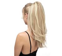 Ponytail Cheveux 22 Inch Clip In Ponytail Extension for Women,Synthetic Hairpiece for Daily Use ponytail extension(Dirty Blonde)