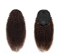 Ponytail Cheveux Human Hair Afro Kinky Curly Drawstring Ponytail for Black Women Afro Puff Pony tail Extension ponytail extension(4#,14“)
