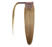Ponytail Extension 16"-24" Extension de queue de cheval cheveux humains, postiche à clipser Remy Stragiht for un usage quotidien(#12,24inch)