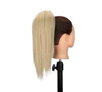 Ponytail Extension 16" Claw Clip in Ponytail Hair Extensions for Women,Fluffy Natural Looking Synthetic Long Straight Hairpiece for Daily Use(16-613)