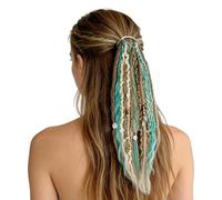 Ponytail Extension - 22 Inch Elastic Prop With Tie, 1 Piece Braid Ponytail Extension For Teens, Girls And Women, Synthetic Hairpieces For Boys, Students, Actresses And Stage Performances