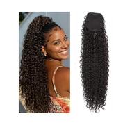 Ponytail Extension 24 Inch Curly Ponytail Extensions Synthetic Deep Wave Drawstring for Black Women Human Hair Feeling With Clip In Thick Natural Hairpiece(2)