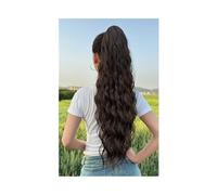Ponytail Extension 26 Inch Ponytail Extensions, Long Wavy Drawstring Pony tail for Women Synthetic Ponytail Hairpiece for Daily Use(26-2)