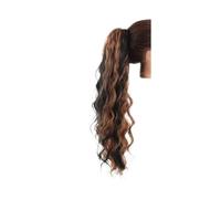 Ponytail Extension 26 Inch Ponytail Extensions, Long Wavy Drawstring Pony tail for Women Synthetic Ponytail Hairpiece for Daily Use(1B-30)