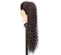Ponytail Extension Curly Drawstring Ponytail Extension for Black Women Synthetic Clip in Long Wavy 22 Inch Fake Pony tail Hairpieces for Daily Use(4)