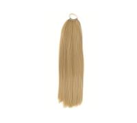 Ponytail Extension Extension de cheveux queue de cheval for femme, longue tresse avec attache, droite et enroulée, synthétique, 24 pouces(30)