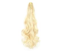 Ponytail Extension Extension de postiche queue de cheval ondulée longue de 22 pouces, postiche synthétique for femme(613)