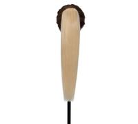 Ponytail Extension Extension de queue de cheval à pince à cheveux humains, extensions de queues de cheval longues et droites for femmes(#24,18 inch 115g)