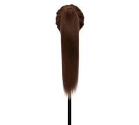 Ponytail Extension Extension de queue de cheval à pince à cheveux humains, extensions de queues de cheval longues et droites for femmes(#4,20 inch 120g)
