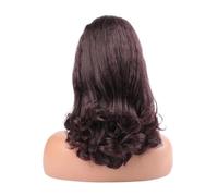 Ponytail Extension Extension De Queue De Cheval Crépue Et Lisse Avec Cordon De Serrage For Femmes Noires, Postiche En Chignon Yaki De 40 Cm For Femmes(Wine red)