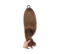 Ponytail Extension Extension queue de cheval 18 à 32 pouces, élastique polyvalent for femme, queue de cheval synthétique longue et lisse, idéale for un usage quotidien(8,32inches)
