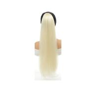 Ponytail Extension Extension queue de cheval 18 à 32 pouces, élastique polyvalent for femme, queue de cheval synthétique longue et lisse, idéale for un usage quotidien(613,26inches)