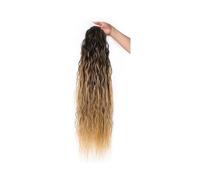 Ponytail Extension Extension queue de cheval 30 pouces, queue de cheval avec cordon de serrage, extensions de cheveux for femmes, postiches synthétiques longs et bouclés for un usage quotidien(18T88)