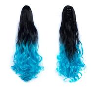 Ponytail Extension Extension Queue De Cheval Ondulée À Clipser, 55 Cm De Long, Bouclée, For Femme, Postiche Naturelle, Queue De Cheval Duveteuse, For Mariage, Usage Quotidien(1BT4535)