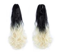 Ponytail Extension Extension Queue De Cheval Ondulée À Clipser, 55 Cm De Long, Bouclée, For Femme, Postiche Naturelle, Queue De Cheval Duveteuse, For Mariage, Usage Quotidien(1BT613)