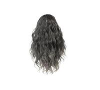 Ponytail Extension Extensions Cheveux Synthétiques Courtes, Bouclées Et Ondulées 35 Cm (14 Pouces), Légères Dégradées, Queues Cheval Cordon Femmes, Postiche Clip(Black)