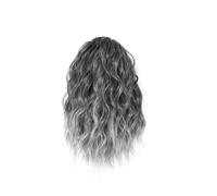 Ponytail Extension Extensions Cheveux Synthétiques Courtes, Bouclées Et Ondulées 35 Cm (14 Pouces), Légères Dégradées, Queues Cheval Cordon Femmes, Postiche Clip(Medium Brown)