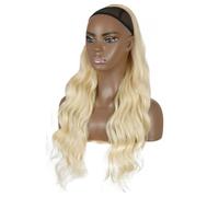 Ponytail Extension Extensions de queue de cheval avec cordon de serrage de 65 cm for femmes, postiche synthétique naturelle longue bou et ondulée for un usage quotidien(613)