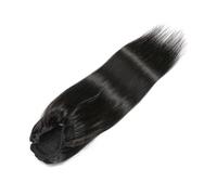 Ponytail Extension Extensions de queue de cheval droites en cheveux humains Newmi - Extensions de cheveux humains avec cordon de serrage - Noir naturel - for femmes(26inch)