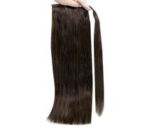 Ponytail Extension Extensions de queue de cheval en cheveux humains, lisses et naturels, à clipser, for un usage quotidien.(2,12 inch)
