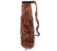 Ponytail Extension Heat Resistant Wavy Synthetic Wrap Around Pony tail Hairpiece for Women Pour un usage quotidien(30-130,24inches)