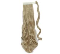 Ponytail Extension Heat Resistant Wavy Synthetic Wrap Around Pony tail Hairpiece for Women Pour un usage quotidien(24,24inches)