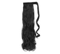 Ponytail Extension Heat Resistant Wavy Synthetic Wrap Around Pony tail Hairpiece for Women Pour un usage quotidien(2A,24inches)