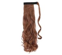 Ponytail Extension Heat Resistant Wavy Synthetic Wrap Around Pony tail Hairpiece for Women Pour un usage quotidien(30,18inches)