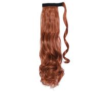 Ponytail Extension Heat Resistant Wavy Synthetic Wrap Around Pony tail Hairpiece for Women Pour un usage quotidien(613,18inches)