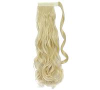 Ponytail Extension Heat Resistant Wavy Synthetic Wrap Around Pony tail Hairpiece for Women Pour un usage quotidien(130T1439,24inches)