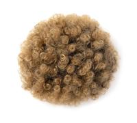 Ponytail Extension Queue de cheval afro à cordon, chignon bouclé crépu, extensions courtes synthétiques, postiches for femmes noires(1B-27)