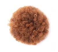 Ponytail Extension Queue de cheval afro à cordon, chignon bouclé crépu, extensions courtes synthétiques, postiches for femmes noires(1B-30)