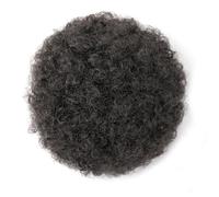 Ponytail Extension Queue de cheval afro à cordon, chignon bouclé crépu, extensions courtes synthétiques, postiches for femmes noires(Brown)