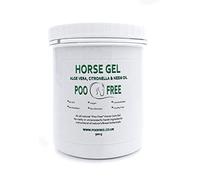 POO FREE 99% Naturel Gel de Aloe Vera, NEEM & CITRONELLA pour Chevaux - 450 g Rafraîchit, Hydrate, Apaise, Soulage Les Démangeaisons, Élimine Les Odeurs. Bénéfique pour Peaux Sèches et Sensibles.